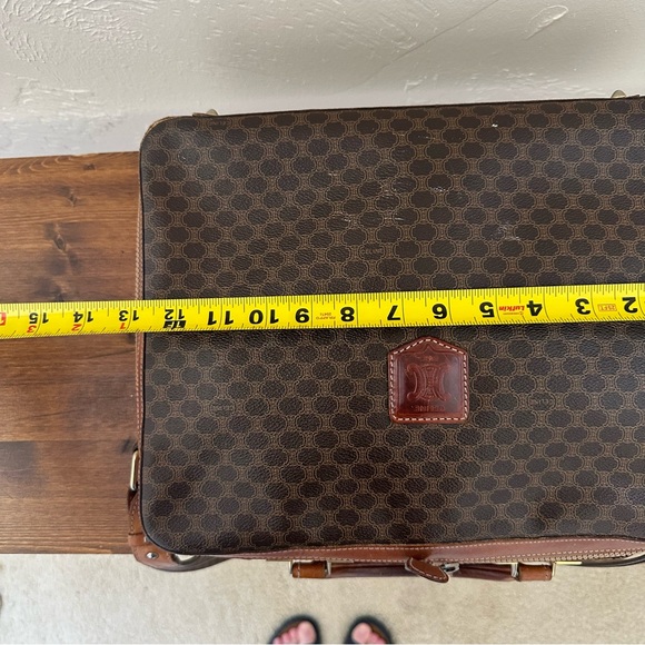 Vintage 90s Celine Macadam purse / crossbody / satchel - Picture 14 of 15